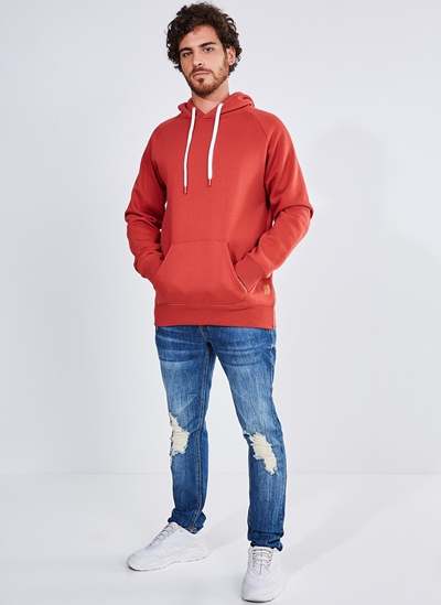 white and red polo moletom com capuz