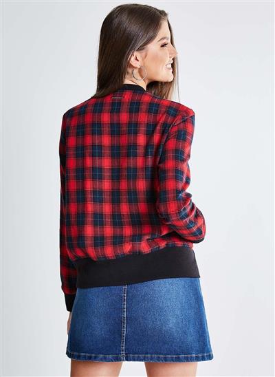 jaqueta de flanela masculina