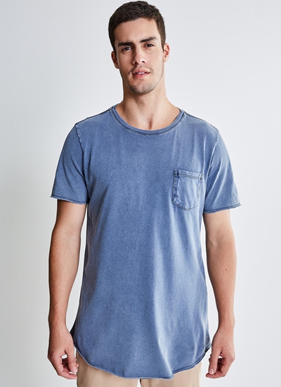 Camiseta estonada masculina Clearance