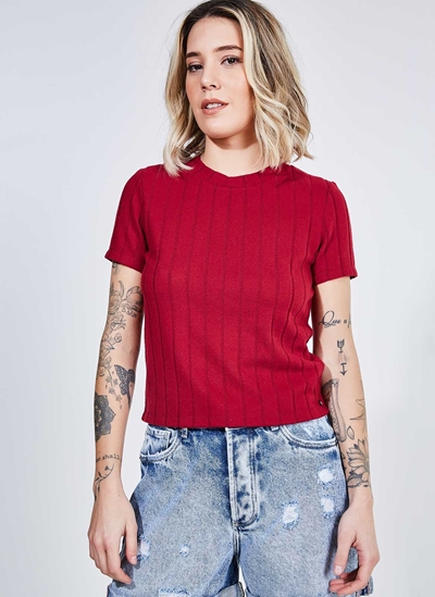 camiseta basica canelada