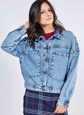 jaqueta jeans oversized feminina comprar
