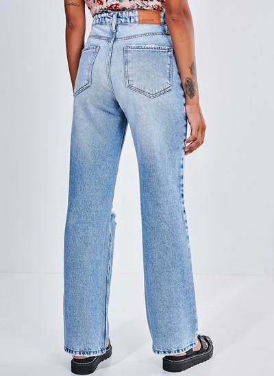 Calça Jeans Reta Cintura Alta - youcom: vem cá conferir suas peças favoritas