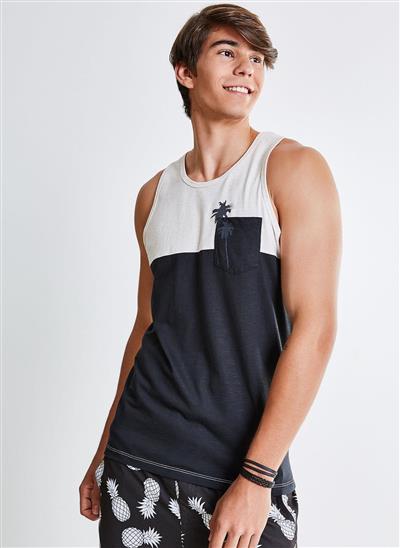 Regata masculina com bolso Clearance