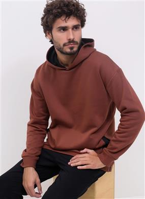 mocha brown moletom com capuz mens