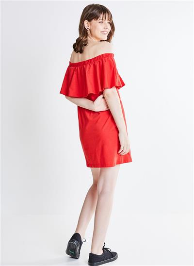 vestido ciganinha com botões